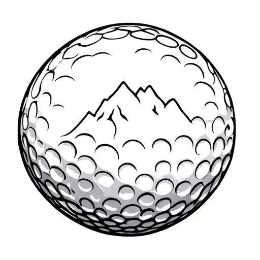 Mt Rainier Golf Ball Morphing