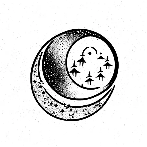 Enchanted Moon Sparkly