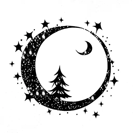 Enchanted Moon Sparkly