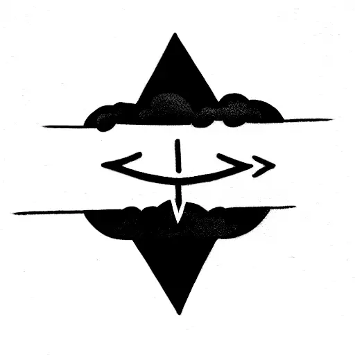 Arrow Piercing Cloud Symboling Focusing On The Important Things