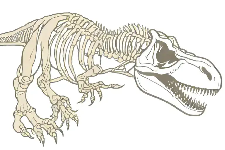 Daddy T Rex Skeleton