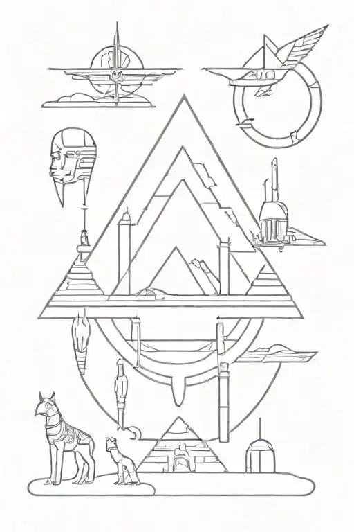 Egyptian And Sci Fi Inspired