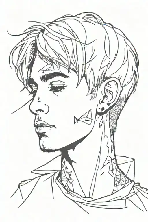 Lil Peep Like Abstract