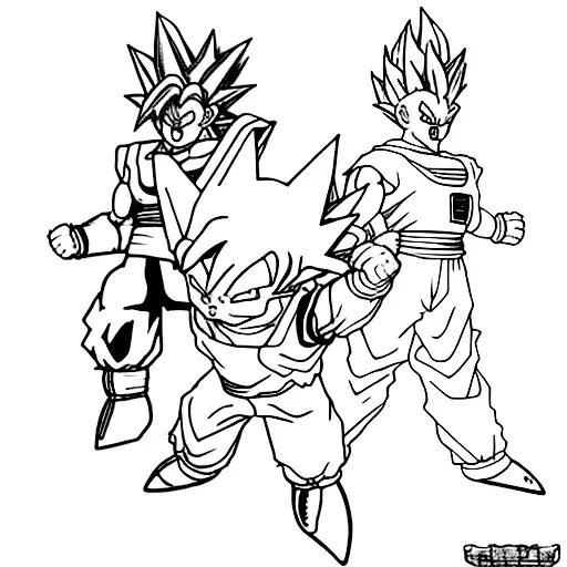 Animal Characters From Dragonball Z In A Gaming-themed Landscape