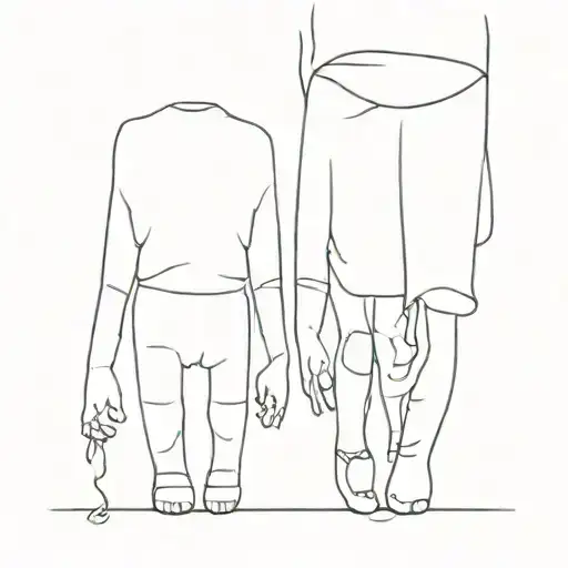 Matching Sibling Tattoo 2 Sisters 1 Brother