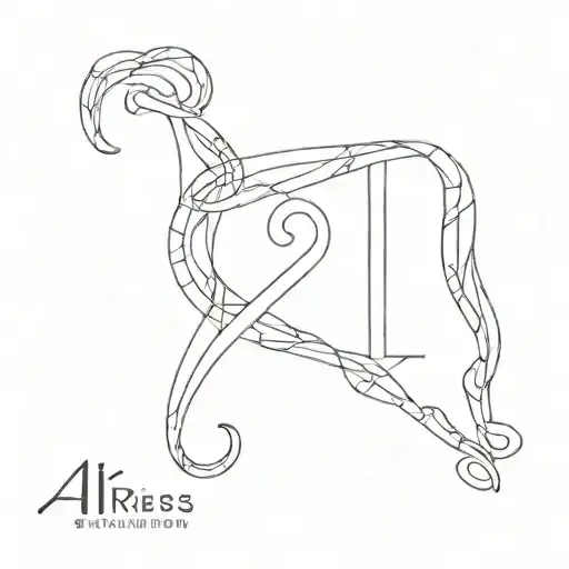 Number 11 With Aries Zodiac Sign