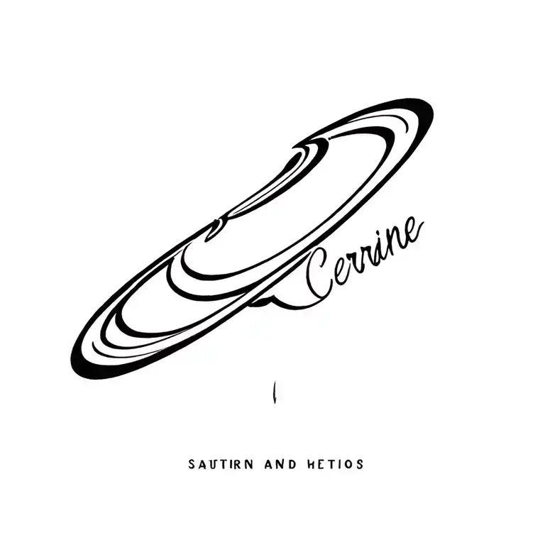 Saturn And The Name Cerine