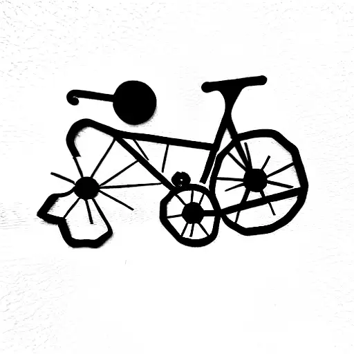 Skeleton On Bicycle