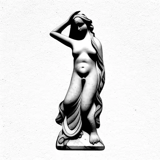 Marble Female Statue