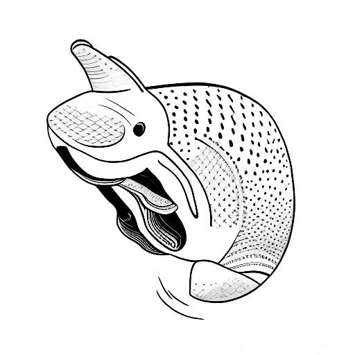 Fine Line Beluga Whale