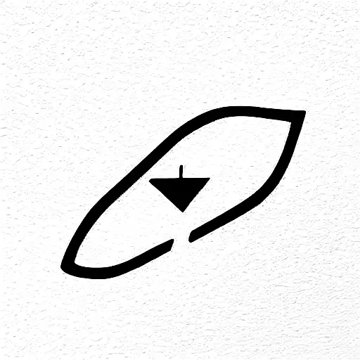 V Letter With A Fire