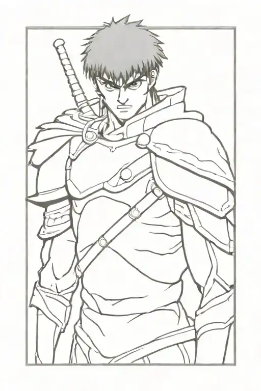 Guts From Berserk Manga Series