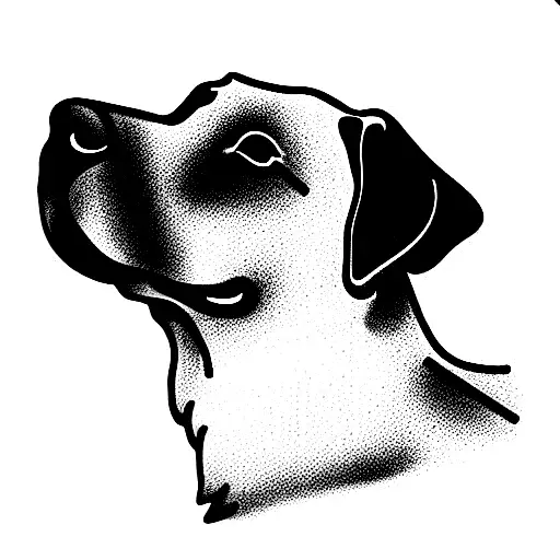 Black Lab Silhouette