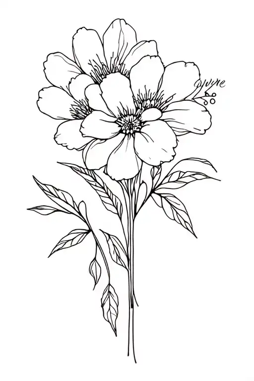 Birth Flower Bouquet