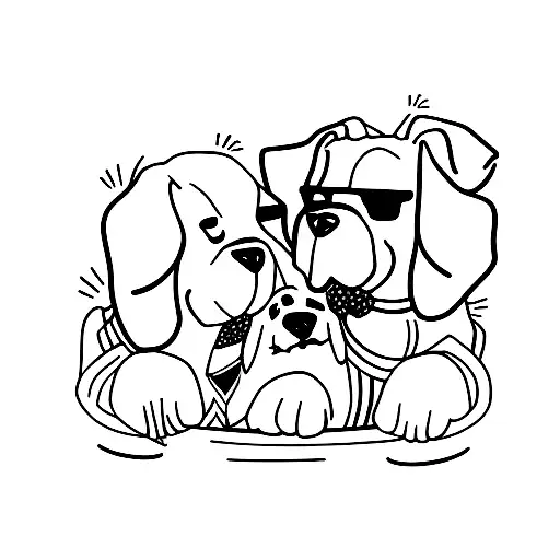 Dog With Male Gay Couple