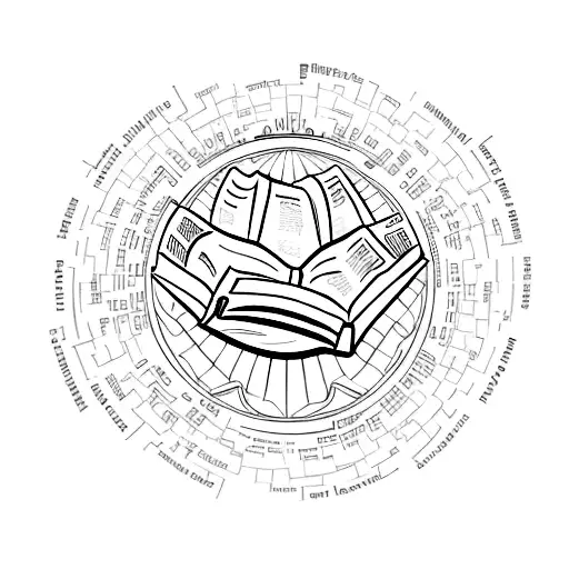 A Bible With The World Behind It Implying That God's Word Is Bigger Than The World