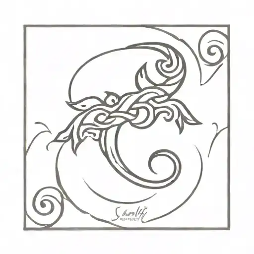 Scorpio Symbol And Infinity Sign