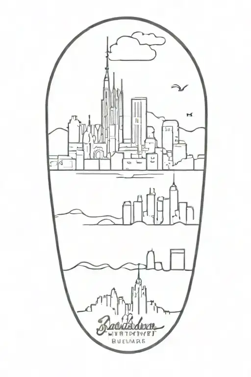 Barcelona Skyline