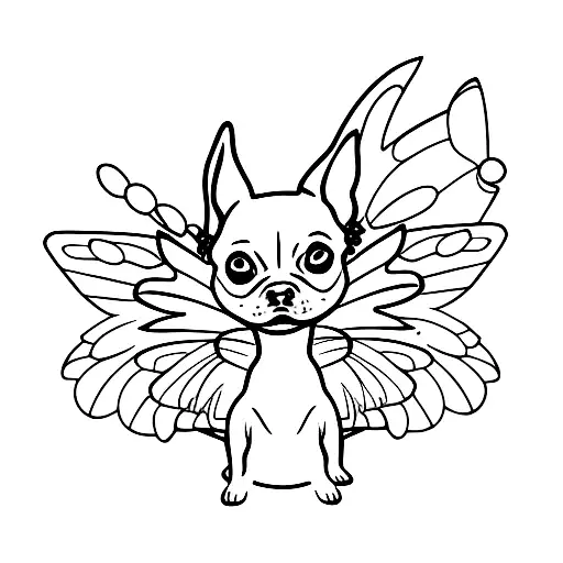 Chihuahua With Fairy Wings