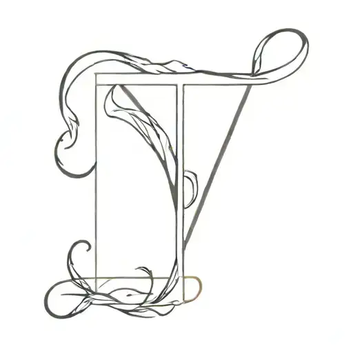 April 19 Birth Month Font With Aries Zodiac Sign