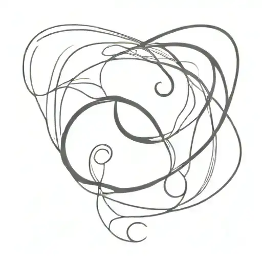 Yin And Yang Symbol Intertwined