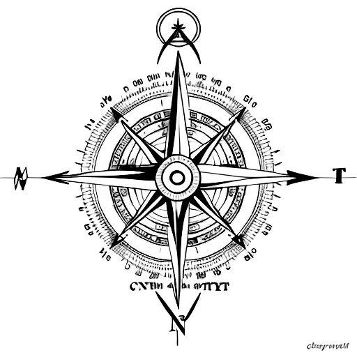 Compass With Arrow