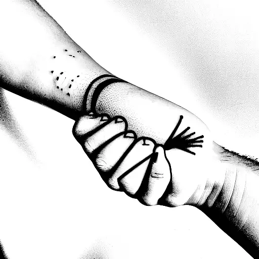 Hand Holding A Cloud