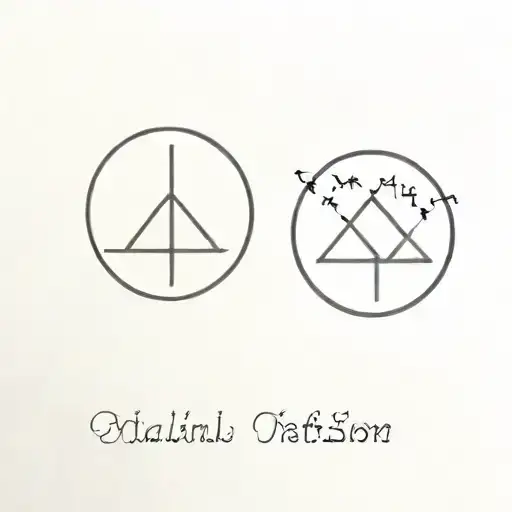 Tiny Symbol Tattoo For Lovers