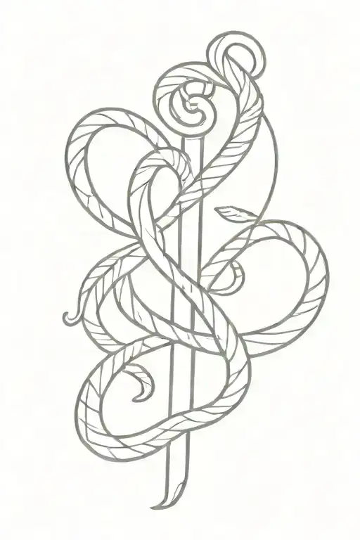 Rod Of Asclepius Symbol