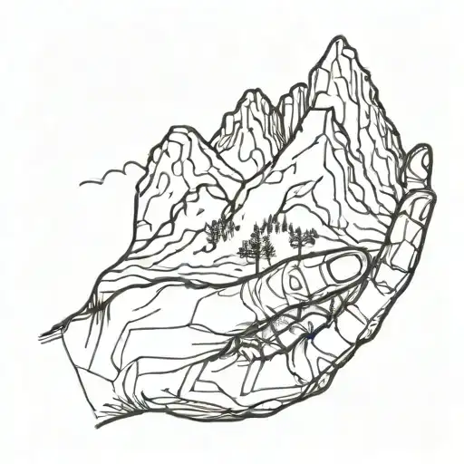 A Mountain In The Palm Of A Hand