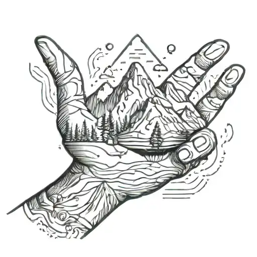 A Mountain In The Palm Of A Hand