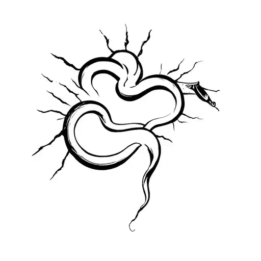 A Snake Eating Its Head Of Cycles Breaking Symbol