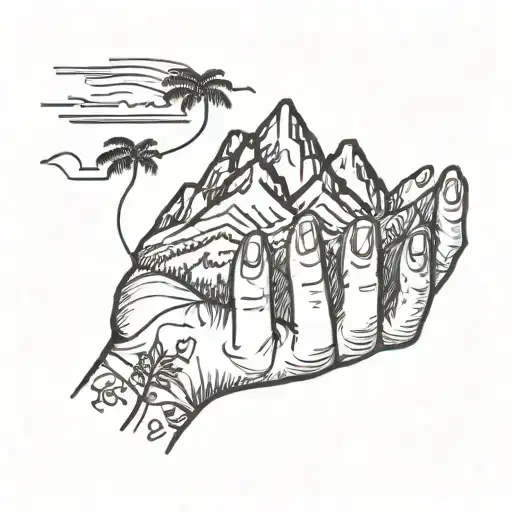 A Mountain In The Palm Of A Hand