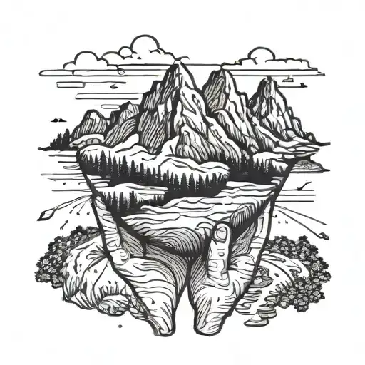 A Mountain In The Palm Of A Hand