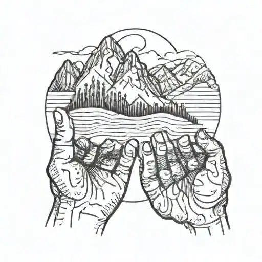 A Mountain In The Palm Of A Hand