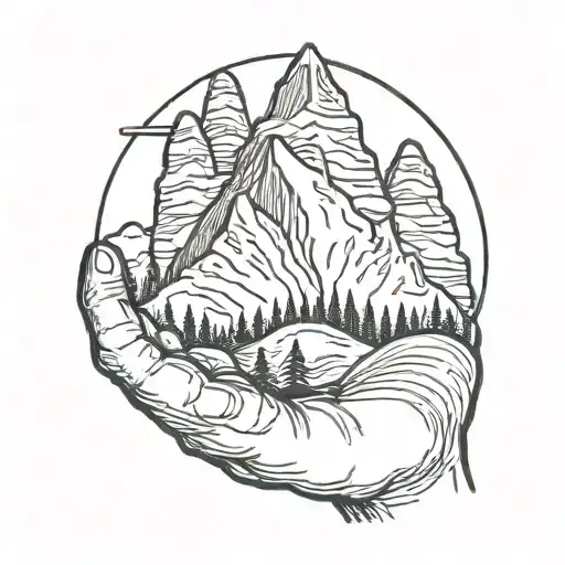 A Mountain In The Palm Of A Hand