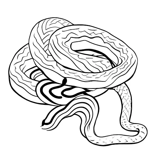 Snake Around A Stick