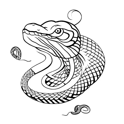 Snake Dancing On A Stick