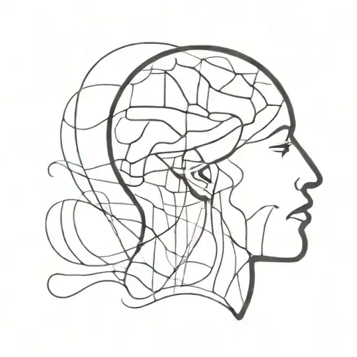Am Image Of A Human With Abstract Shapes Coming Out Of The Brain To Depict Psychotherapy