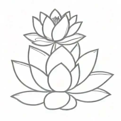 Lotus Flower 6 Leaves
