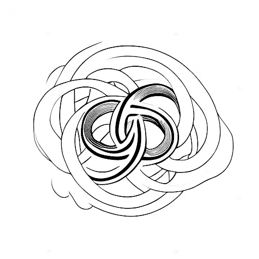 Infinity Symbol With Letter A And L