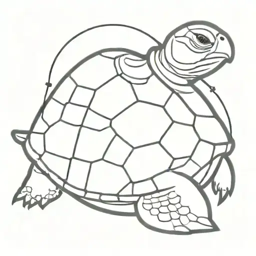 Turtle Wearing Headphones