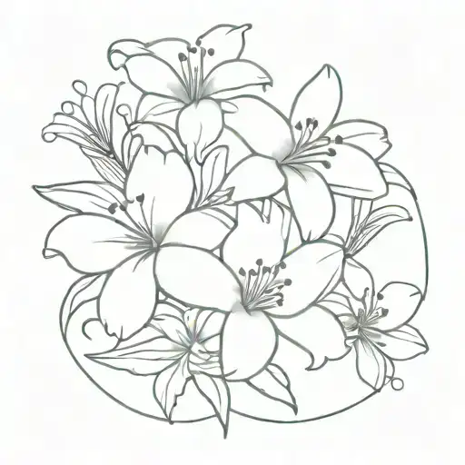 Lilly And Daisy Flower