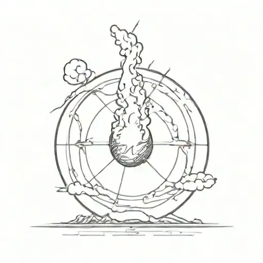 A Nuclear Explosion Contained Within A Perfect Circle