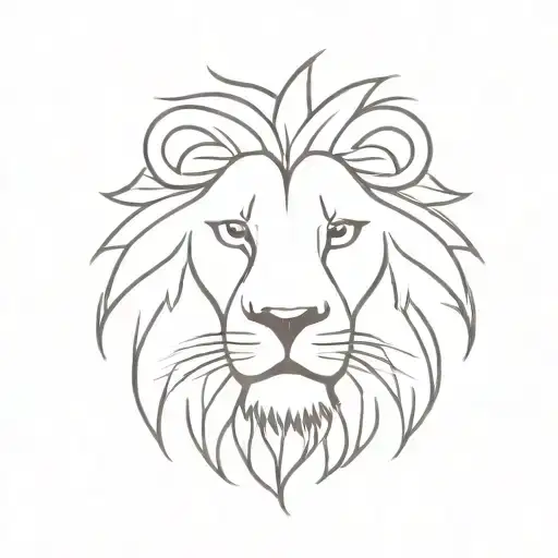 Lion Head Happy Face