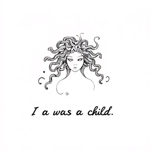 Dainty Medusa Saying I Was A Child
