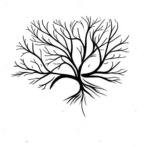 A Tree Blooming Up From A Human Heart