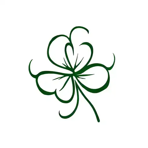 Four Leaf Clover Tattoo Inspired