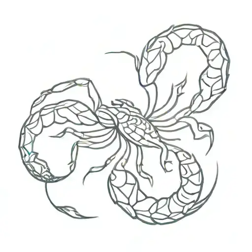A Dainty Scorpio Design