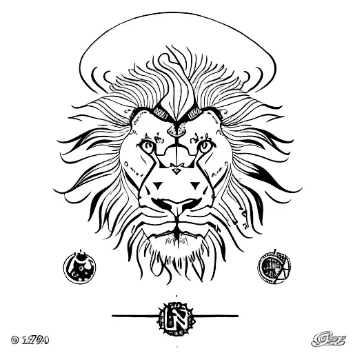 Leo Zodiac Lion With July 26 2019 Date